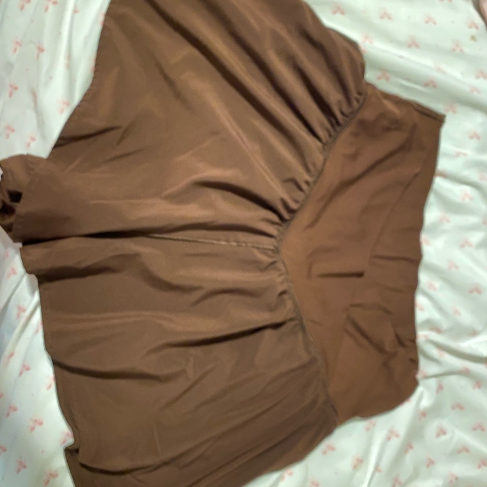 Aerie Brown crossover short